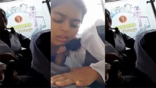 Public Bus Blowjob – Deepthroat School Bus In Student